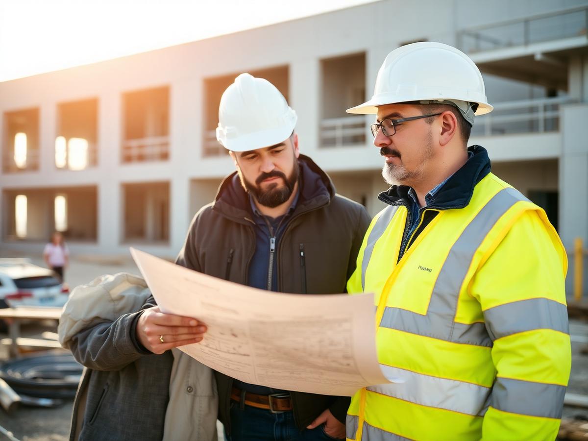 Μηχανικοί της Galco Constructions σε εργοτάξιο